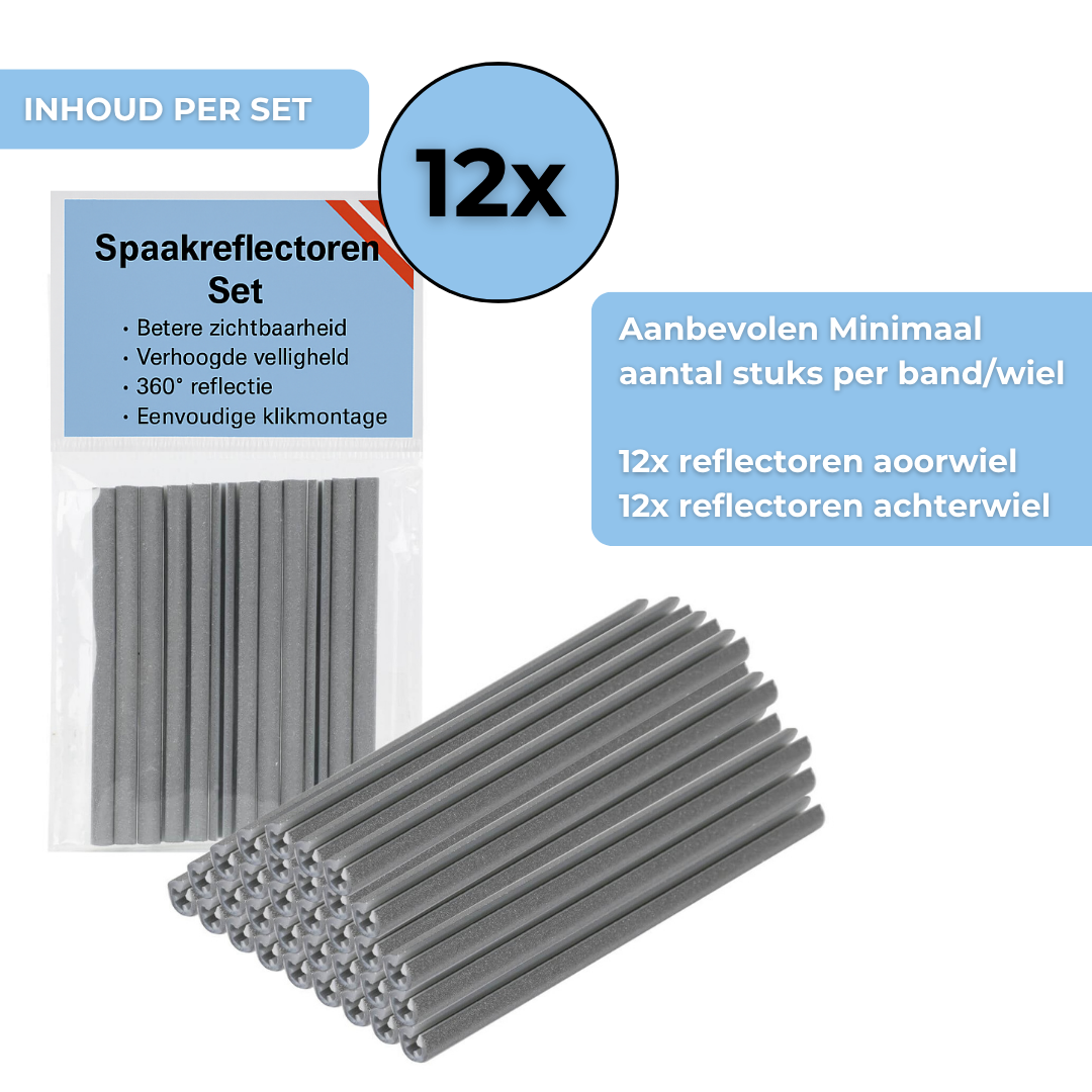 Spaakreflector Set (12 stuks)