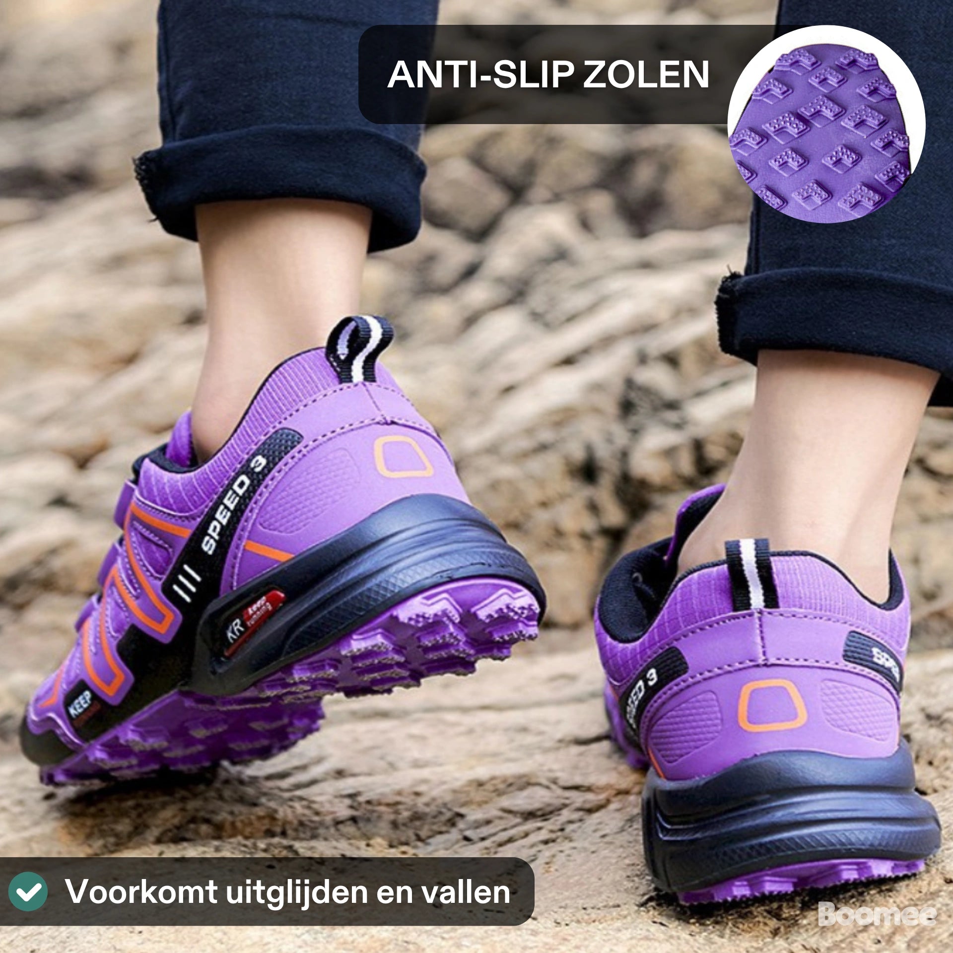 Stravia Donker - Orthopedische Pijnverlichtende Wandelschoenen (Unisex)