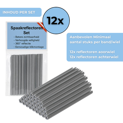 Spaakreflector Set (12 stuks)