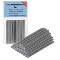1 Set (12 stuks) - geschikt voor 1 fiets (voor- of achterwiel)