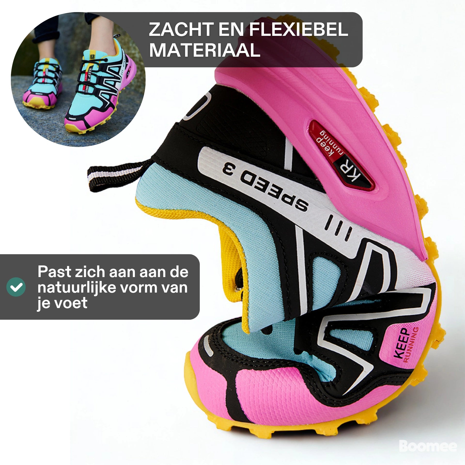 Stravia Donker - Orthopedische Pijnverlichtende Wandelschoenen (Unisex)